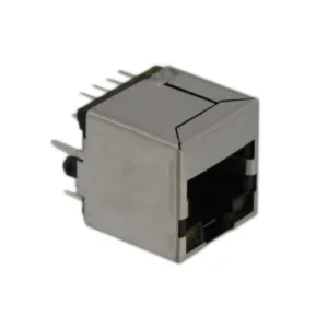 SI-46001-F Brand Connectors SI-46001-F RJ45 MagJack ST SI-40000 Connector Jacks With Magnetics 1 Port SI46001F 10/100 Base-T AutoMDIX