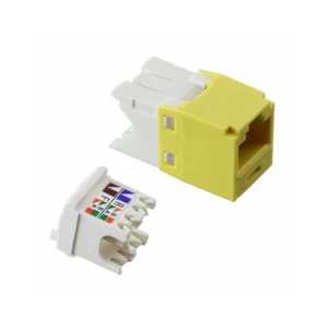 CJ688TGYL Connectors Supplier CJ688TGYL Jack Mini-Com TX6 PLUS Modular Connector 8p8c RJ45 Ethernet Unshielded CJ688-TGYL Panel Mount