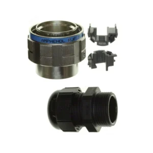 RJFTV6N RJFTV6N Housing for Prewired RJ45 Cordset RJF TV Modular Connector Plug Threaded Unshielded RJFT-V6N Silver