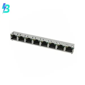 5406556-1 5406556-1 Jack Modular Connector 8p8c RJ45 Ethernet Shielded EMI Finger 54065561 Through Hole