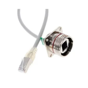 RJFTV2HA2N03100BTX Brand RJFTV2HA2N03100BTX Jack RJF TV Modular Connector 8p8c RJ45 Ethernet Unshielded RJFTV2HA2N031 Panel Mount Square Flange