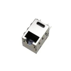 RJE4E1881401 Brand RJE4E1881401 Jack with USB C RJE4E Modular Connector 8p8c RJ45 Ethernet Shielded EMI Finger RJE4E1-881401 Through Hole