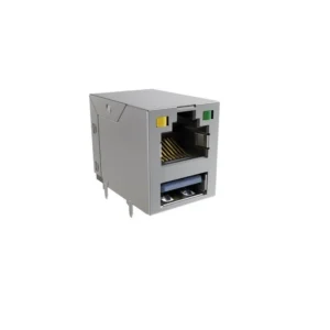 RJE361882417 Agent Service RJE361882417 Jack with USB A RJE36 Modular Connector 8p8c RJ45 Ethernet Shielded RJE361-882417 Through Hole