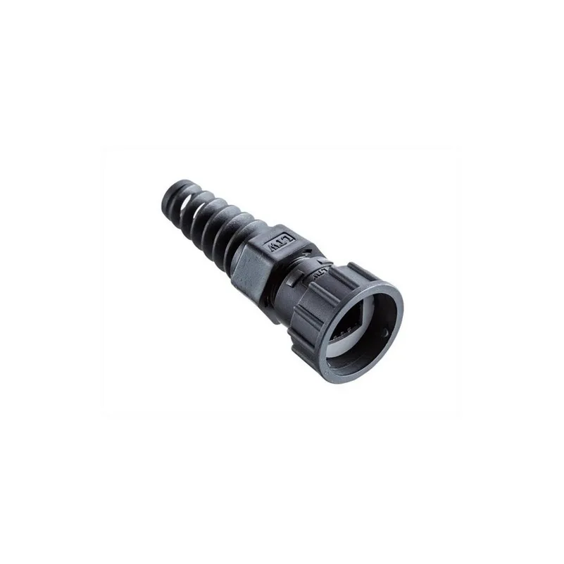 RCP-00AMMA-SLM7001 Brand RCP-00AMMA-SLM7001 Housing for Prewired RJ45 Cordset Middle Modular Connector Plug Threaded Unshielded RCP00AMMASLM7001