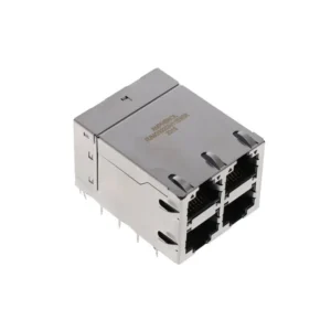 RJMG322DN11E3ER Accept China Agent Service RJMG322DN11E3ER RJ45 Modular Connector Jack With Magnetics 4 Port RJMG322DN11 10G Base-T AutoMDIX