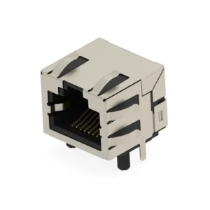 2501550-2 2501550-2 Jack Modular Connector 8p8c Shielded EMI Finger 25015502 Through Hole Right Angle