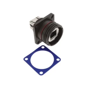 RJFTVX62SA1G Brand Accessory RJFTVX62SA1G Coupler RJF TV Modular Connector Adapters Jack 8p8c RJ45 RJFTVX-62SA1G Panel Mount Square Flange