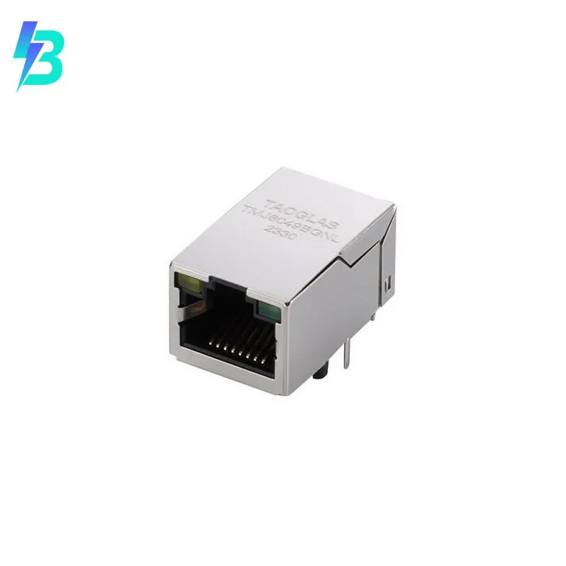 TMJ6049BGNL Brand Electronic Components TMJ6049BGNL RJ45 Atmos Series Connector Jacks With Magnetics 1 Port TMJ604-9BGNL 10/100 Base-T