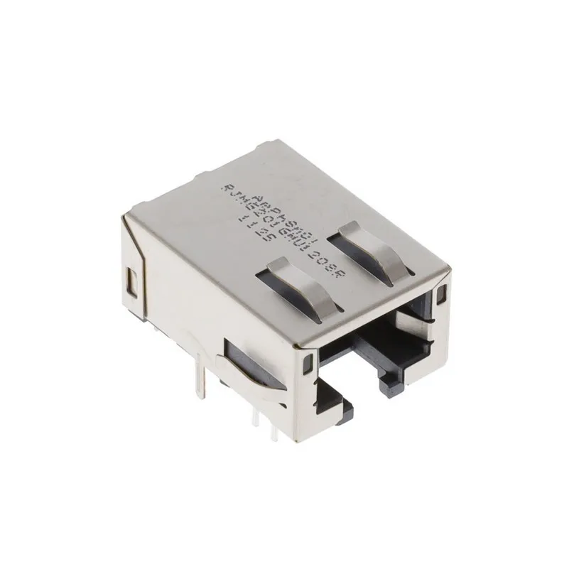 RJMG201GMU1208R Accessory RJMG201GMU1208R RJ45 RJMG Modular Connector Jack With Magnetics 1 Port RJMG201GMU1 10/100/1000 Base-T AutoMDIX
