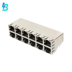 6368035-4 Brand 6368035-4 Jack Modular Connector 8p8c RJ45 Ethernet Shielded EMI Finger 63680354 Board Edge Panel Mount Through Hole