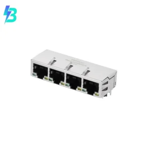 TMJG46945AENL Accept Agent Service TMJG46945AENL RJ45 Atmos Series Connector Jacks With Magnetics 4 Port TMJG469-45AENL 1G Base-T AutoMDIX