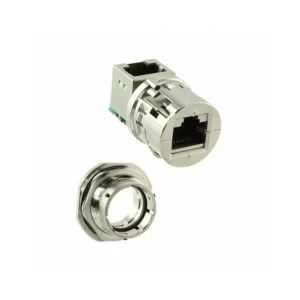 RJF71RAN On Sale RJF71RAN Coupler RJF Modular Connector Adapters Jack 8p8c RJ45 Shielded RJF7-1RAN Panel Mount Bulkhead Right Angle