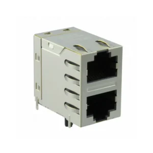 2301997-2 2301997-2 RJ45 Modular Connector Jack With Magnetics 2 Port 23019972 10/100 Base-T AutoMDIX