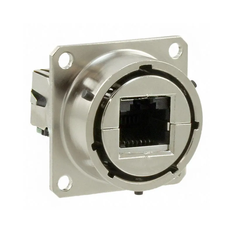 RJF62A1N Support Agent Service RJF62A1N Coupler RJF 6 Modular Connector Adapters Jack 8p8c RJ45 RJF6-2A1N Panel Mount Square Flange