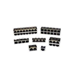 95672-004-00LF 95672-004-00LF Jack 95672 Modular Connector 8p8c RJ45 Ethernet Shielded 9567200400LF Through Hole