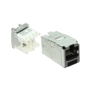 CJSK6X88TGOR PCB Connectors CJSK6X88TGOR Jack Mini-Com TX6A 10GIG Modular Connector 8p8c RJ45 Ethernet Shielded CJSK6X-88TGOR Panel Mount