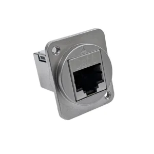 EHRJ45D6S Brand Accessory EHRJ45D6S Coupler EH Modular Connector Adapters Jack 8p8c RJ45 Shielded EHRJ4-5D6S Panel Mount Square Flange