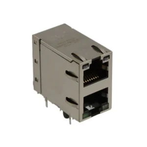 0845-2R1T-E4 Brand Accessory 0845-2R1T-E4 RJ45 MagJack Modular Connector Jack With Magnetics 2 Port 08452R1TE4 10/100/1000 Base-T AutoMDIX