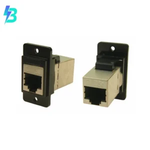 CP30720SMB3 Brand CP30720SMB3 Coupler DUALSLIM Modular Connector Adapters Jack 8p8c RJ45 Shielded CP3072-0SMB3 Panel Mount Flange 2 Hole