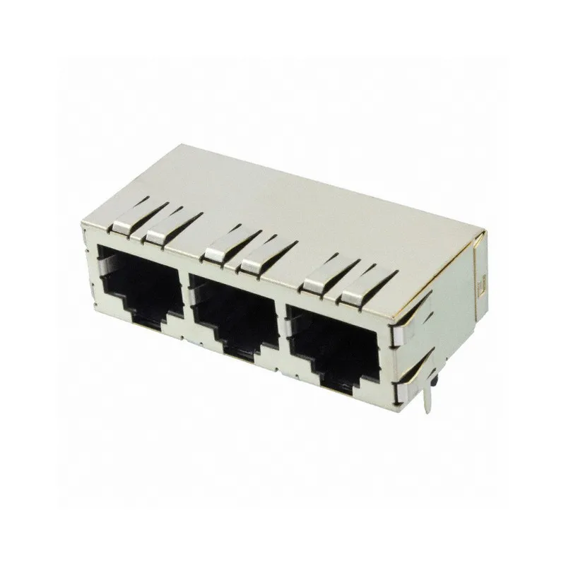 1761825-1 China Agent Service Support 1761825-1 Jack Modular Connector 8p8c RJ45 Ethernet Shielded EMI Finger 17618251 Through Hole