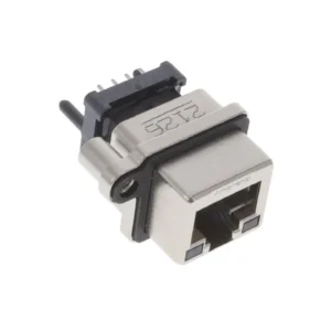 MRJ5480MF On Sale MRJ5480MF Jack MRJ Modular Connector 8p8c RJ45 Ethernet Unshielded MRJ54-80MF Panel Mount Flange 2 Hole Through Hole