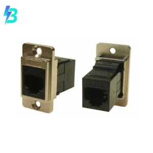 CP30723M Brand CP30723M Coupler DUALSLIM Modular Connector Adapters Jack 6p4c RJ11 RJ14 Unshielded CP30-723M Panel Mount Flange 2 Hole