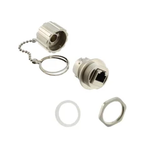 17-101814 Connectors Accessories 17-101814 Coupler Modular Connector Adapters Jack 8p8c RJ45 Shielded 17101814 Panel Mount Bulkhead