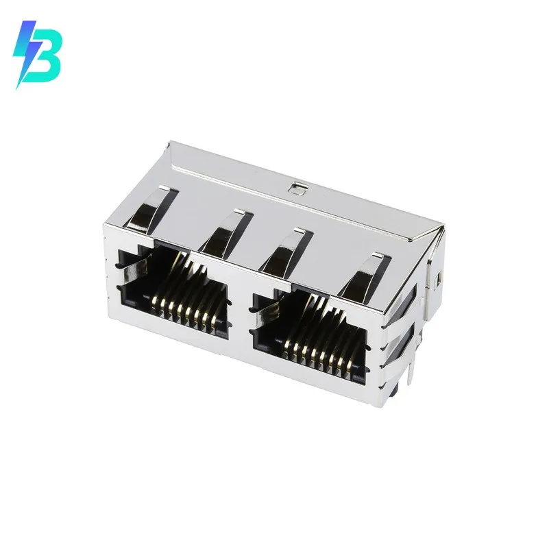 442480089 Electronic Components 442480089 Jack 44248 Modular Connector 8p8c RJ45 Ethernet Shielded EMI Finger 44248-0089 Through Hole
