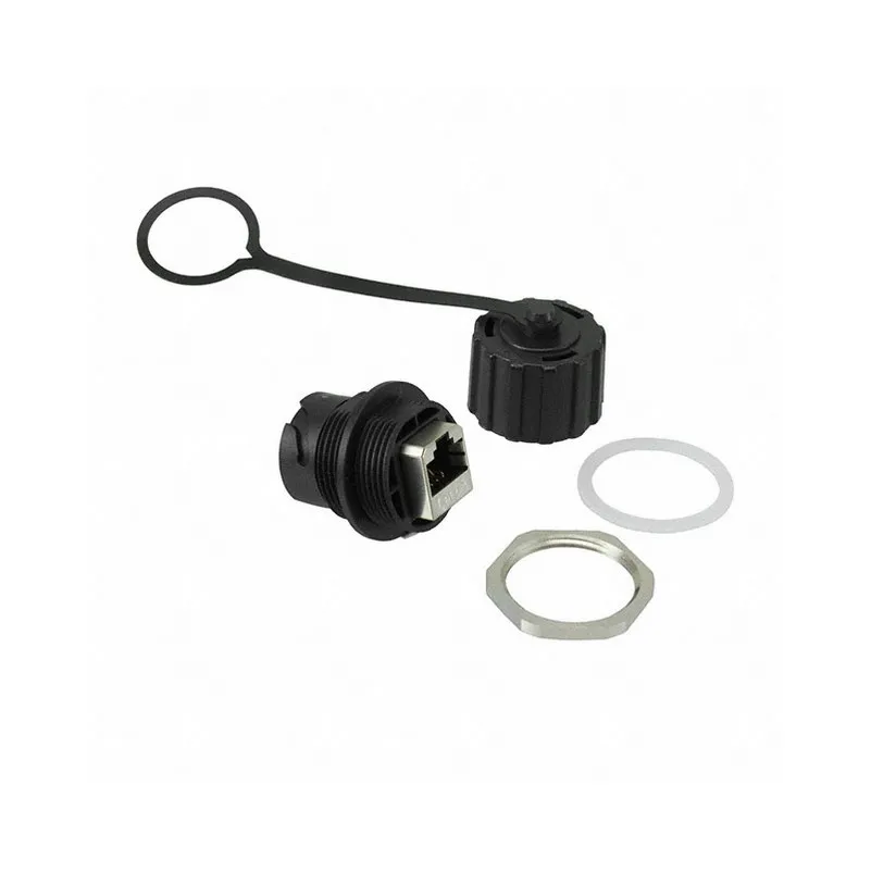 17-150014 BOM Connectors Supplier 17-150014 Coupler Modular Connector Adapters Jack 8p8c RJ45 Shielded 17150014 Panel Mount Bulkhead