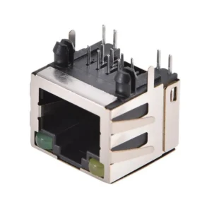 AMJ-188-00301GY Brand Connectors AMJ-188-00301GY Jack Modular Connector 8p8c RJ45 Ethernet Shielded EMI Finger AMJ18800301GY Through Hole