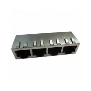 ARJ14A-MESD-MU2 Brand Accessory ARJ14A-MESD-MU2 RJ45 ARJ14A Modular Connector Jack With Magnetics 4 Port ARJ14AMESDMU2 10/100 Base-T AutoMDIX