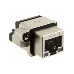 MRJR-5480-0F MRJR-5480-0F Jack MRJR Modular Connector 8p8c RJ45 Ethernet Unshielded MRJR54800F Panel Mount Flange 2 Hole Through Hole