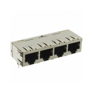 5406203-3 5406203-3 Jack Modular Connector 8p8c RJ45 Ethernet Shielded EMI Finger 54062033 Through Hole