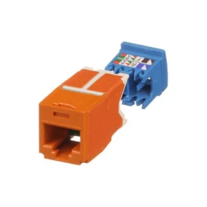 CJ6X88TGOR CJ6X88TGOR Jack Mini-Com TX6A Modular Connector 8p8c RJ45 Ethernet Unshielded CJ6X8-8TGOR Panel Mount
