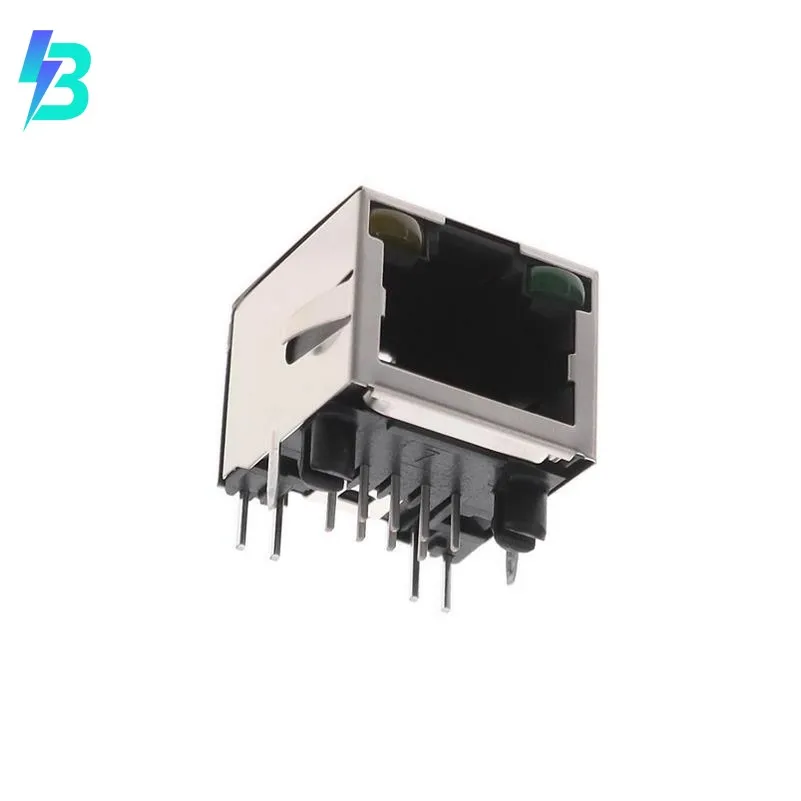 RJHSE5481A1 Brand Accessory RJHSE5481A1 Jack RJHSE Modular Connector 8p8c RJ45 Ethernet Shielded EMI Finger RJHSE5-481A1 Through Hole