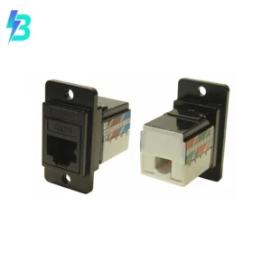 CP30727MBX1 CP30727MBX1 Coupler DUALSLIM Modular Connector Adapters Jack 8p8c RJ45 Unshielded CP3072-7MBX1 Panel Mount Flange 2 Hole
