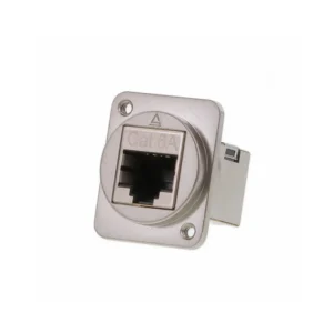 EHRJ45D6AS440 Brand EHRJ45D6AS440 Coupler EH Modular Connector Adapters Jack 8p8c RJ45 Shielded EHRJ45D-6AS440 Panel Mount Square Flange