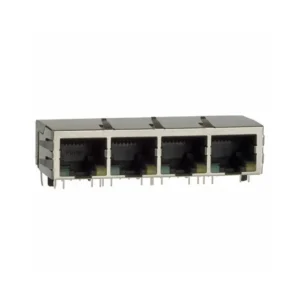 J8064D648ANL Original Supplier J8064D648ANL RJ45 PULSEJACK J8 Connector Jacks With Magnetics 4 Port J8064D-648ANL 10/100 Base-TX AutoMDIX