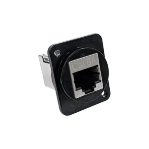 EHRJ45D6ASB440 Brand EHRJ45D6ASB440 Coupler EH Modular Connector Adapters Jack 8p8c RJ45 Shielded EHRJ45D-6ASB440 Panel Mount Square Flange
