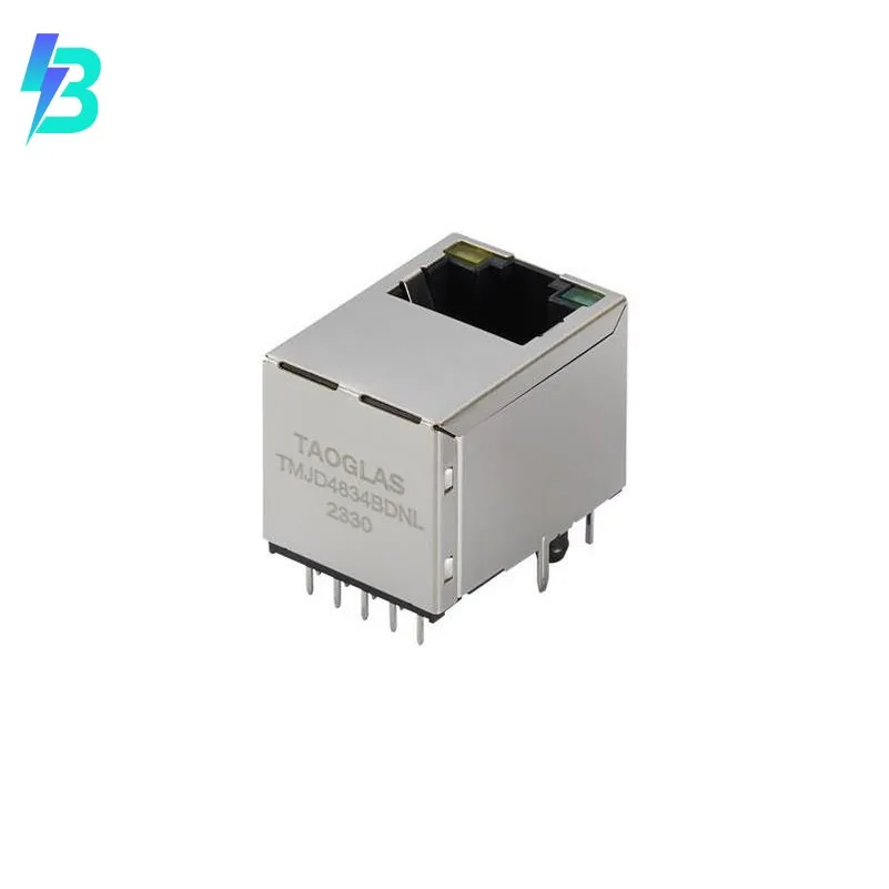 TMJD4834BDNL Wholesale Electronic Components TMJD4834BDNL RJ45 Atmos Series Connector Jacks With Magnetics 1 Port TMJD48-34BDNL 1G Base-T