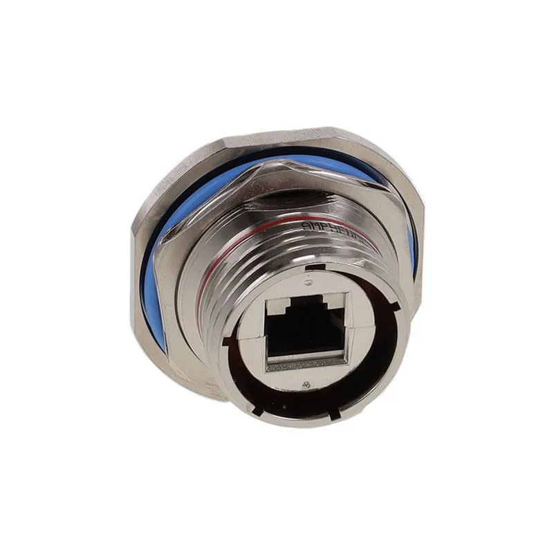 36540N 36540N Jack RJF TV Modular Connector 8p4c RJ45 Ethernet Shielded 365-40N Panel Mount Bulkhead