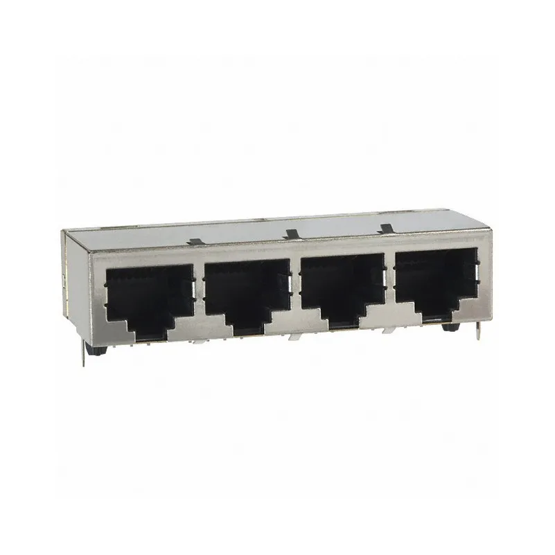 5558524-1 PCB Connectors Accessories 5558524-1 Jack Modular Connector 8p8c RJ45 Ethernet Shielded EMI Finger 55585241 Through Hole