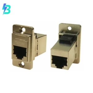 CP30725SM Original CP30725SM Coupler DUALSLIM Modular Connector Adapters Jack 8p8c RJ45 Shielded CP307-25SM Panel Mount Flange 2 Hole