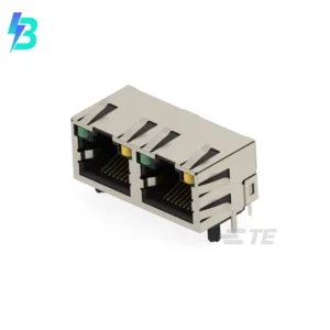 2501552-4 Accept Shipping Agent Service 2501552-4 Jack Modular Connector 8p8c Shielded EMI Finger 25015524 Through Hole Right Angle