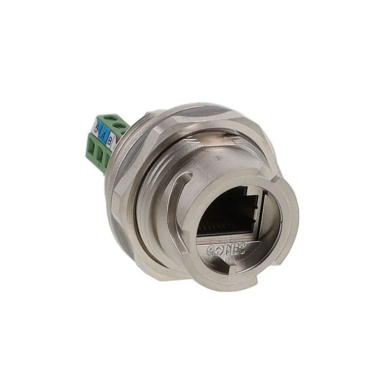 17-110714 17-110714 Jack Modular Connector 8p8c RJ45 Ethernet Shielded 17110714 Panel Mount Bulkhead