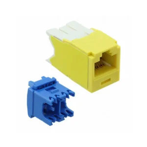 CJ6X88TGYL Original Connectors CJ6X88TGYL Jack Mini-Com TX6A Modular Connector 8p8c RJ45 Ethernet Unshielded CJ6X8-8TGYL Panel Mount