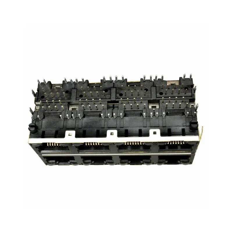 RJSAE538A08 Original Connectors RJSAE538A08 Jack RJSAE Modular Connector 8p8c RJ45 Ethernet Shielded EMI Finger RJSAE5-38A08 Through Hole