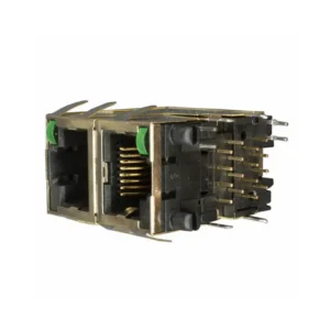 RJSAE538202 Brand Connectors RJSAE538202 Jack RJSAE Modular Connector 8p8c RJ45 Ethernet Shielded EMI Finger RJSAE5-38202 Through Hole