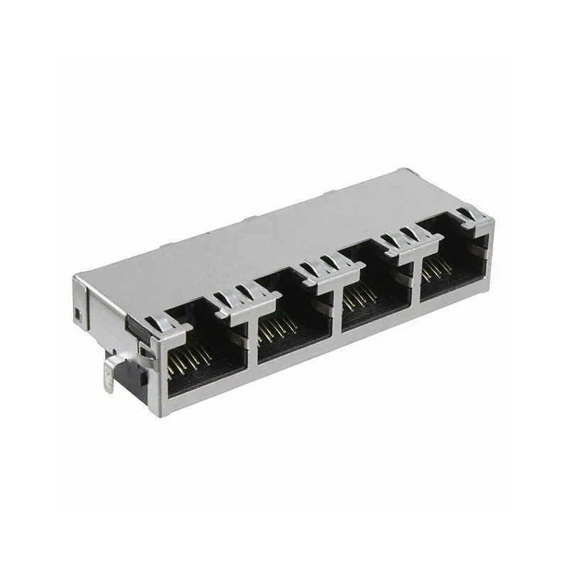 RJE72-488-1401 Sale RJE72-488-1401 Jack RJE72 Modular Connector 8p8c RJ45 Ethernet Shielded EMI Finger RJE724881401 Board Edge Panel Mount