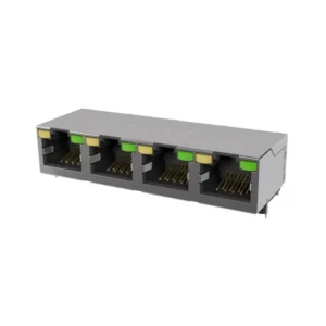 RJE594886411 PCB Connectors RJE594886411 Jack RJE59 Modular Connector 8p8c RJ45 Ethernet Shielded EMI Finger RJE594-886411 Through Hole